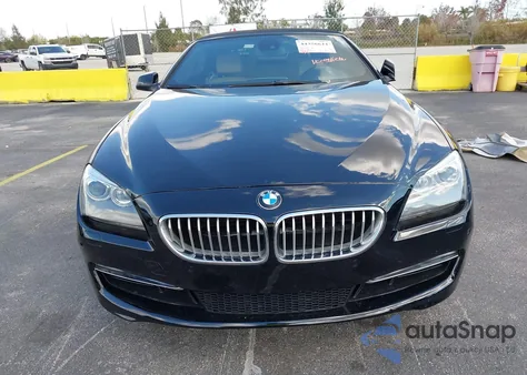 2012 BMW 650I z USA, uszkodzony, nr VIN WBALZ3C54CDL70373